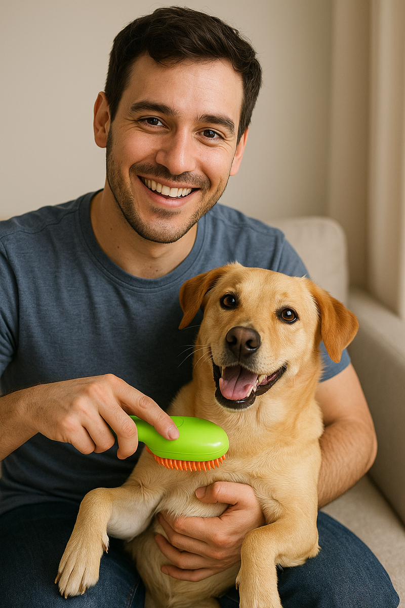 🐾 A Escova a Vapor Que Deixa o Pelo do Seu Patudo Impecável — Sem Esforço!